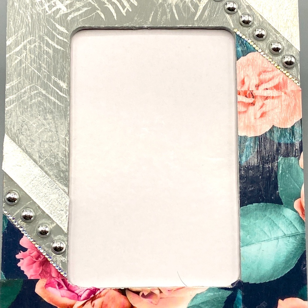 Floral Designed Picture Frame